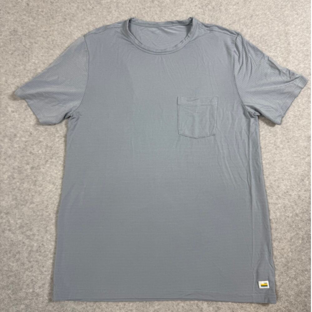Vuori Mens Size M Short Sleeve Stripe T-Shirt